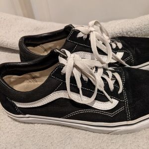 Vans Old Skool Skate Low Top Black Shoes